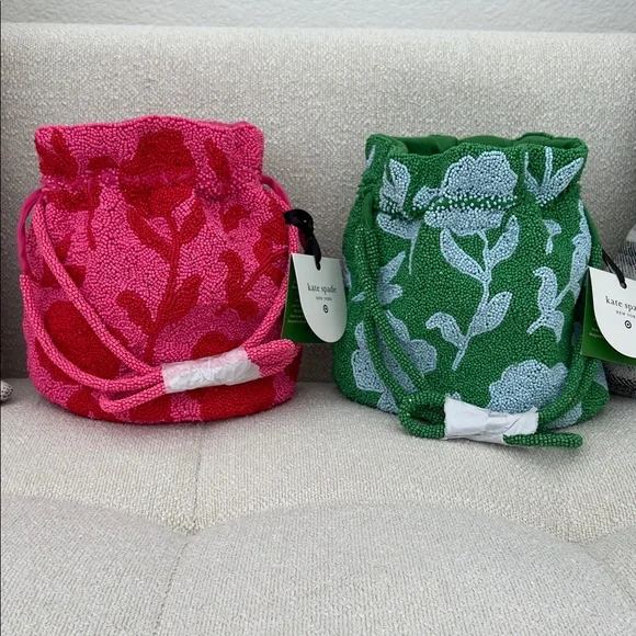 Kate Spade x Target 💕Pink and ❤️ Red Beaded Mini Bag - Picture 2 of 5